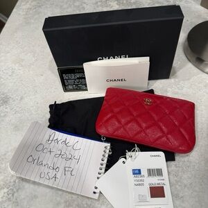 Chanel Mini O Case 19b Red